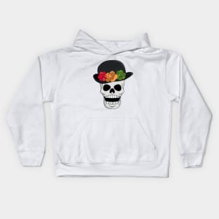 Skull Retro Vintage Kids Hoodie